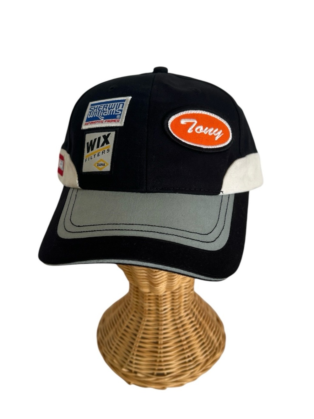 TONY STEWART #20 ~ Embroidered Black Adjustable Chase / NASCAR Hat ~ NEW